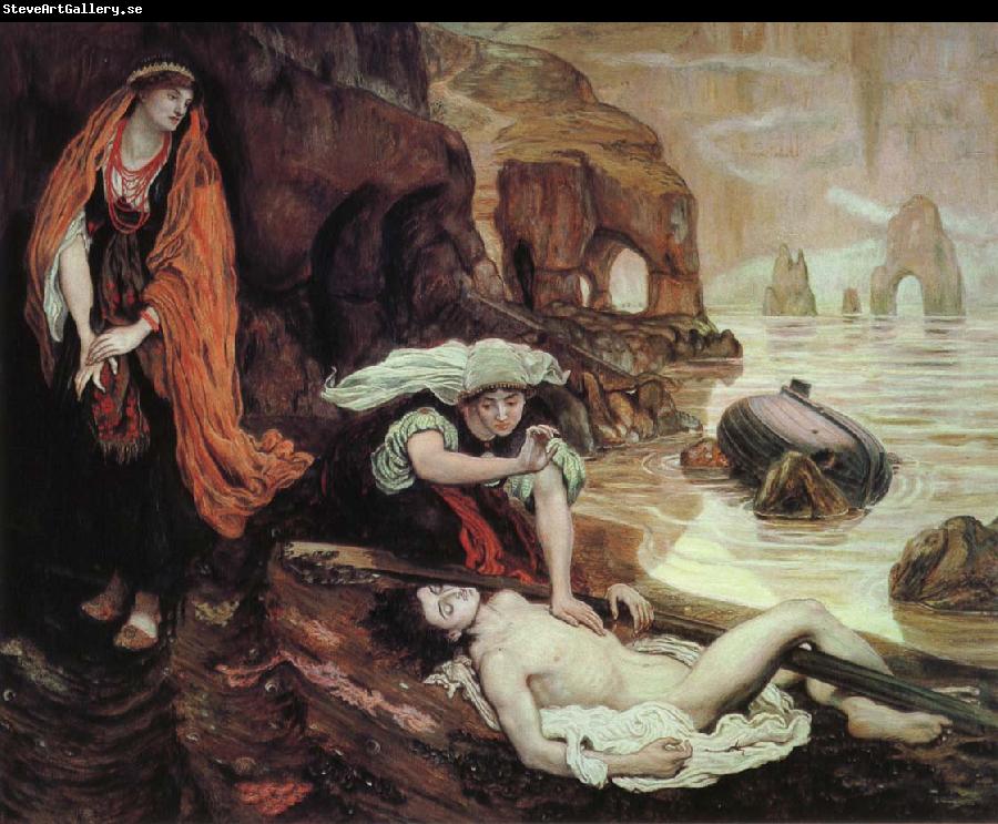 Ford Madox Brown Haydee Discovers the Body of Don Juan